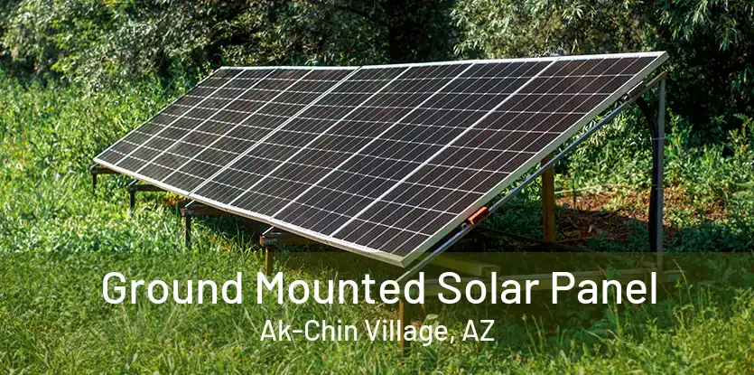 Ground Mounted Solar Panel Ak-Chin Village, AZ