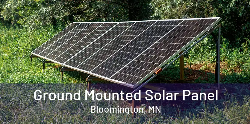Ground Mounted Solar Panel Bloomington, MN