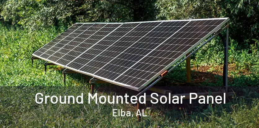 Ground Mounted Solar Panel Elba, AL