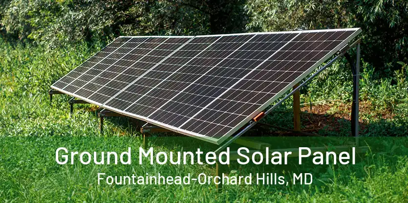 Ground Mounted Solar Panel Fountainhead-Orchard Hills, MD