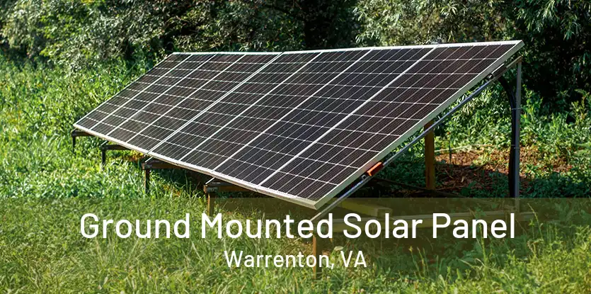 Ground Mounted Solar Panel Warrenton, VA
