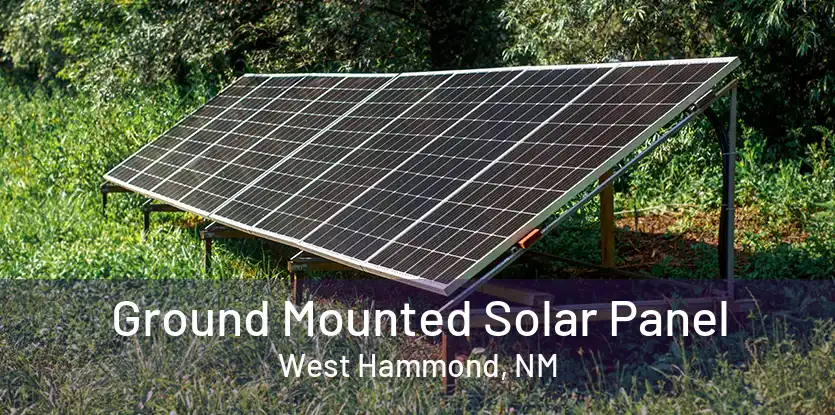 Ground Mounted Solar Panel West Hammond, NM