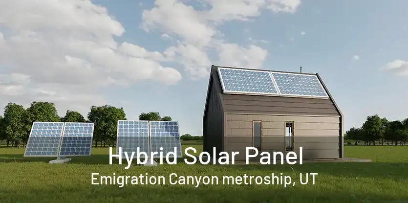 Hybrid Solar Panel Emigration Canyon metroship, UT
