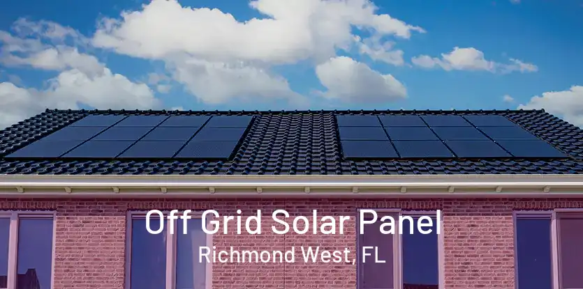 Off Grid Solar Panel Richmond West, FL