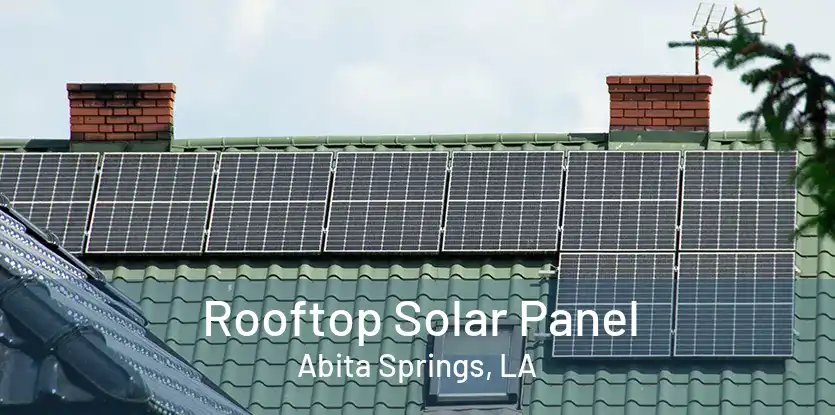 Rooftop Solar Panel Abita Springs, LA