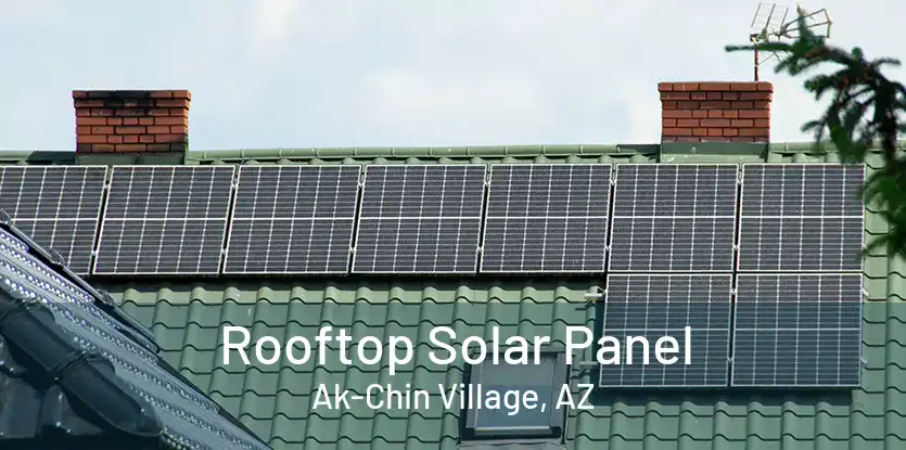 Rooftop Solar Panel Ak-Chin Village, AZ