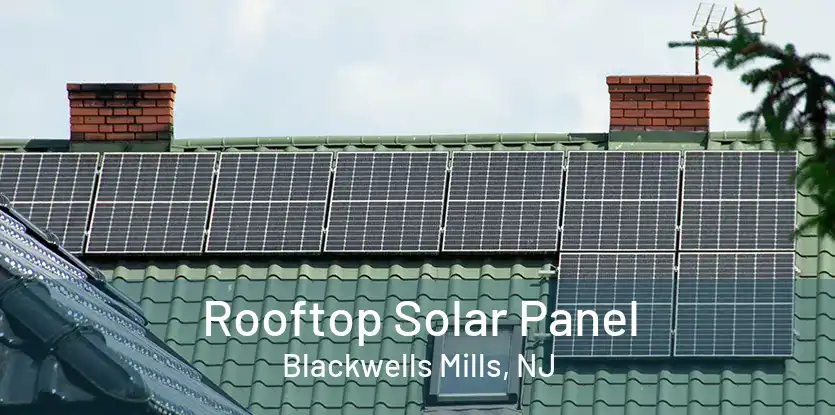 Rooftop Solar Panel Blackwells Mills, NJ