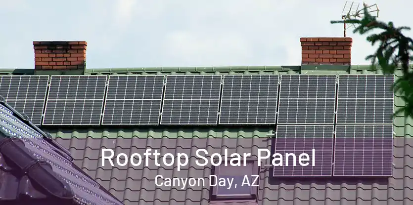 Rooftop Solar Panel Canyon Day, AZ