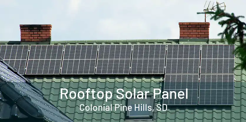 Rooftop Solar Panel Colonial Pine Hills, SD