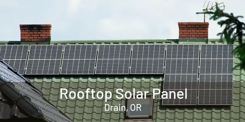 Rooftop Solar Panel Drain, OR