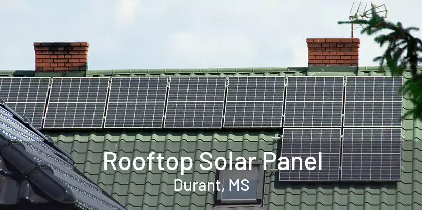 Rooftop Solar Panel Durant, MS