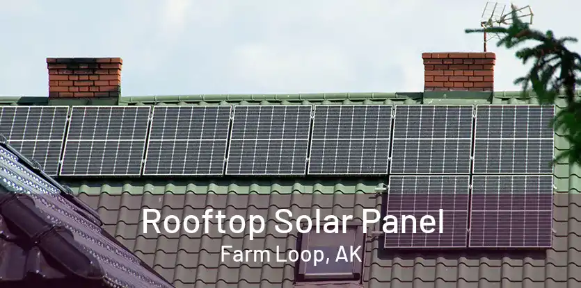 Rooftop Solar Panel Farm Loop, AK