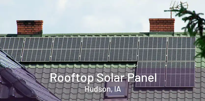 Rooftop Solar Panel Hudson, IA