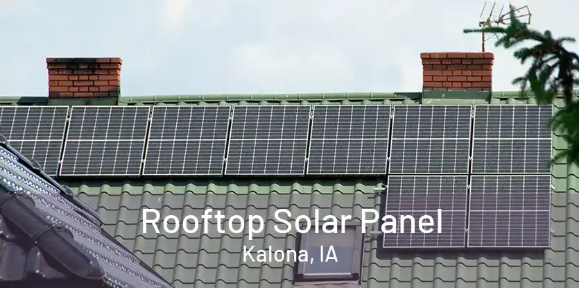 Rooftop Solar Panel Kalona, IA