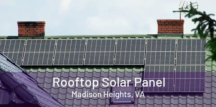 Rooftop Solar Panel Madison Heights, VA