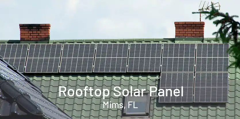 Rooftop Solar Panel Mims, FL
