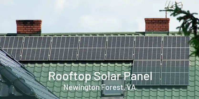 Rooftop Solar Panel Newington Forest, VA