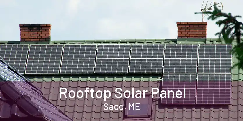 Rooftop Solar Panel Saco, ME