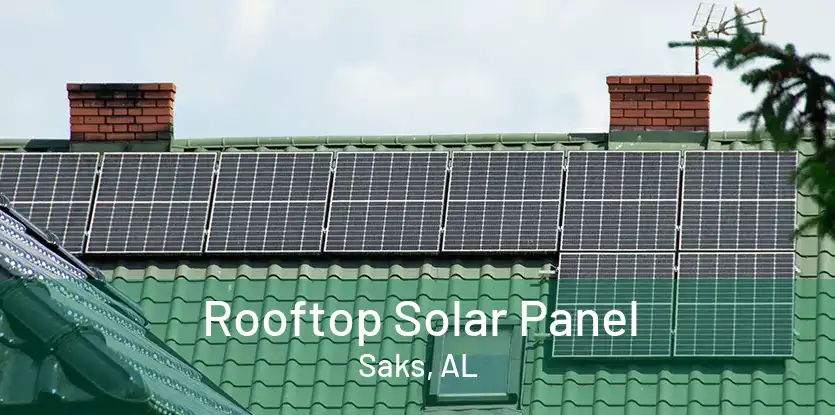 Rooftop Solar Panel Saks, AL