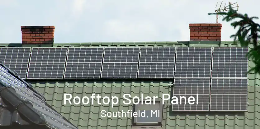 Rooftop Solar Panel Southfield, MI