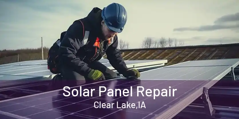 Solar Panel Repair Clear Lake,IA